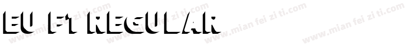 EU-F1 Regular字体转换